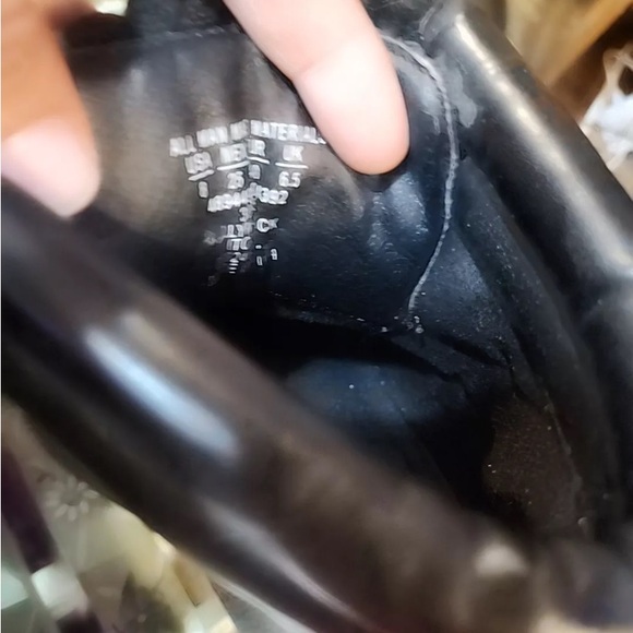 Joe Boxer Black Block Heel Ankle Boots Vintage - 8 - Picture 13 of 14